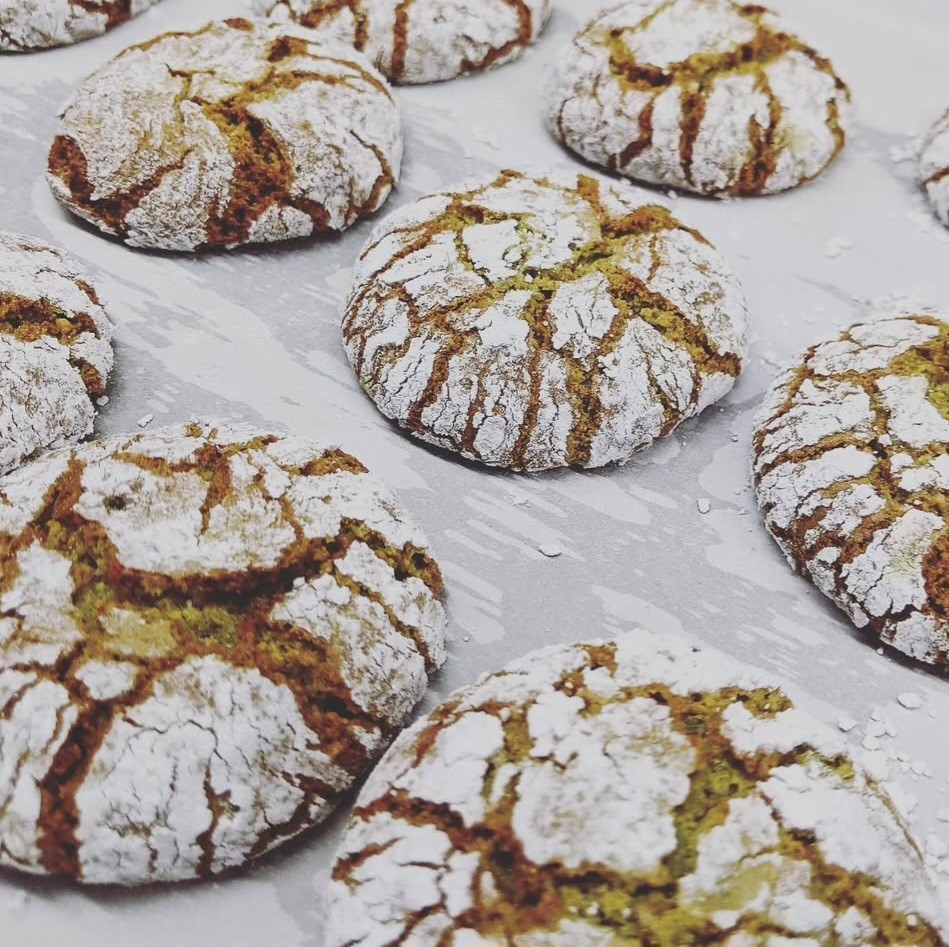 Pistachio Amaretti biscuits
